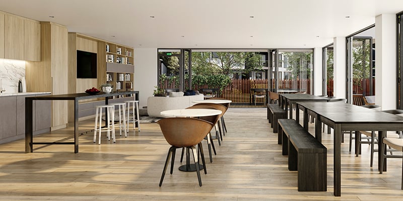 Elevation Northcote Common Room Elevation Northcote Common Room