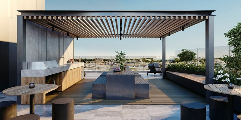 Elevation Northcote Roof Terrace Elevation Northcote Roof Terrace