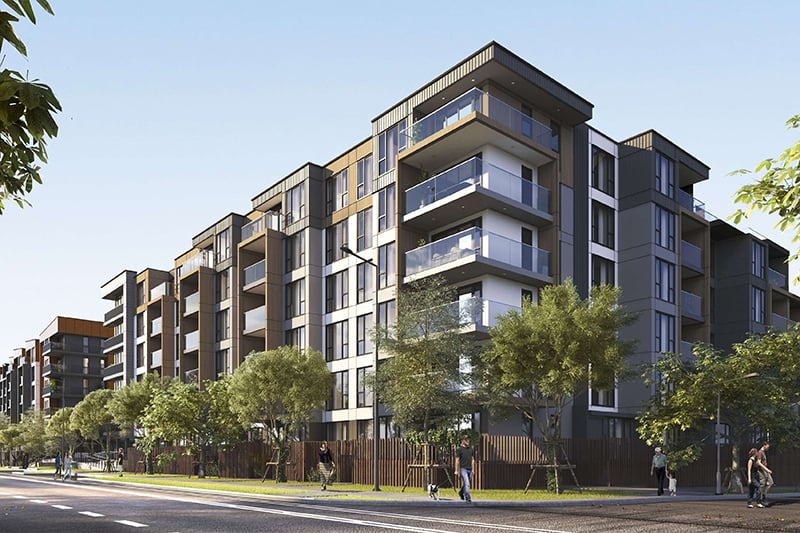Elevation Northcote Apartments Exterior Elevation Northcote Apartments Exterior